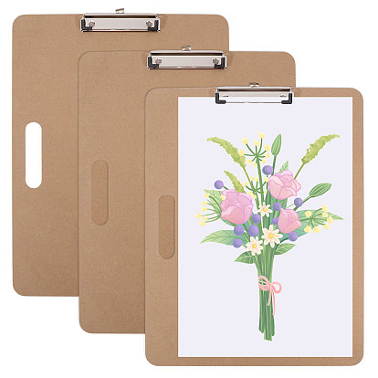 Rectangle Wood Drawing Board with Clips