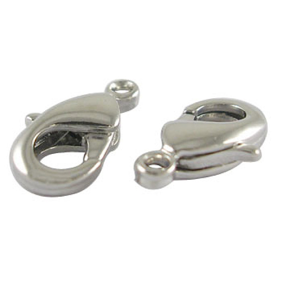 Ювелирная фурнитура, Карабин-лобстеры, латунные, без кадмия и без свинца