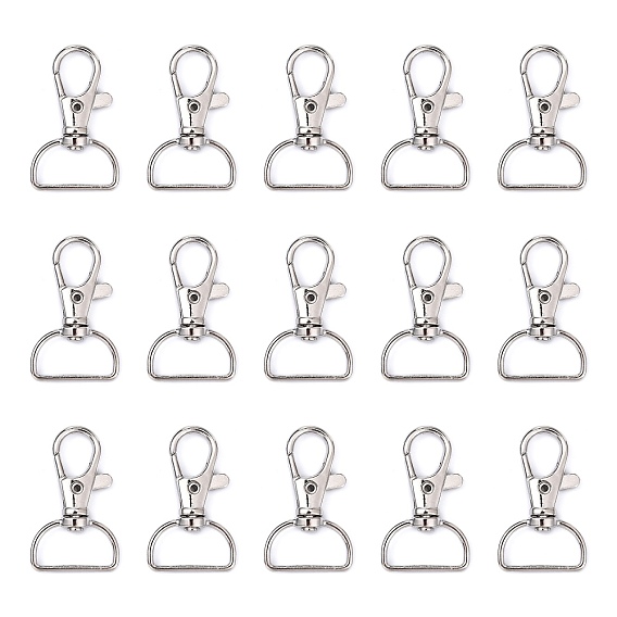 Железные поворотные d-кольца застежки-лобстеры, поворотный карабин-лобстер, для лямок для лямок