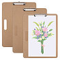 Rectangle Wood Drawing Board with Clips