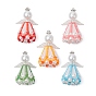 Подвески-ангелы из бисера, подвески из акрила, сплава и стеклянных бусин