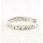 Tibetan Style Alloy Rings, Music Note