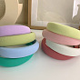 Solid Color Cloth Hair Band, Wide Sponge Hair Accessories for Girl