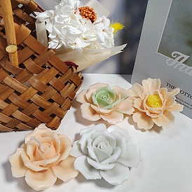 Пищевой класс три доверия цветок DIY свечи силиконовые формы, для изготовления свечей