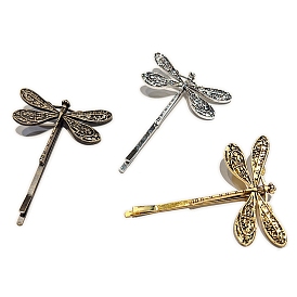 Metal Dragonfly Hair Bobbin Pins