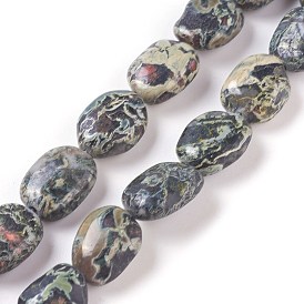 Perles naturelles serpentine brins, pierre tombée, nuggets