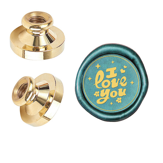 Сургучная печать латунная головка штампа, для сургучной печати