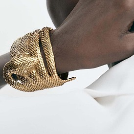Браслеты из сплава для женщин, змея