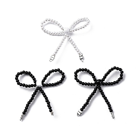 Ссылки на компоненты люстры-банта из сплава и стекла, платина