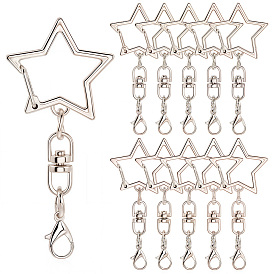 40 шт. пружинные кольца из цинкового сплава. звезда