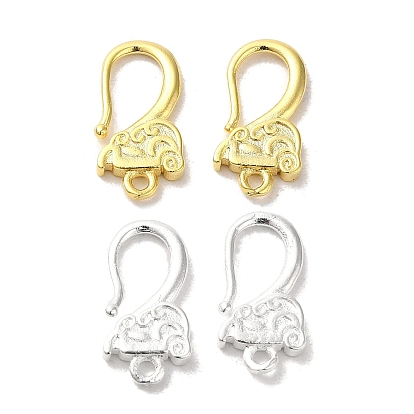 Латунная проволока для ушей, Крючки для серьги, с петлей