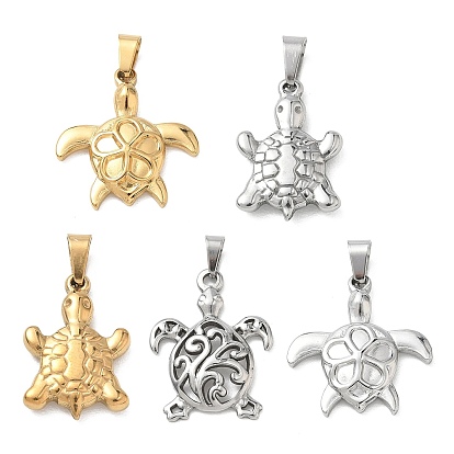 304 подвески из нержавеющей стали, ионное покрытие, прелести черепахи