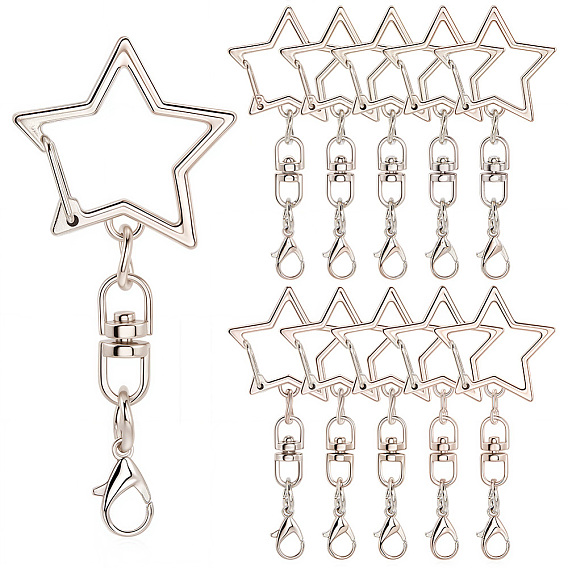 40 шт. пружинные кольца из цинкового сплава. звезда