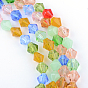 Glass Beads Strands, Faceted, Bicone