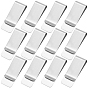 12шт. зажимы для денег из нержавеющей стали, прямоугольные