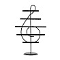 Creative Musical Note Iron Earring Display Stands, Jewelry Organizer Holder for Earring Storage