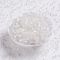 MIYUKI Quarter TILA Beads, Japanese Seed Beads, 2-Hole, (QTL250) Crystal AB