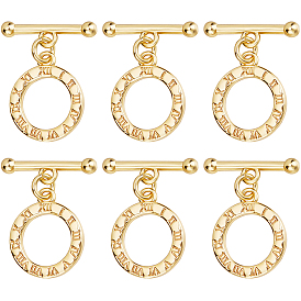 15шт латунные застежки, без кадмия, без никеля и без свинца, кольцо