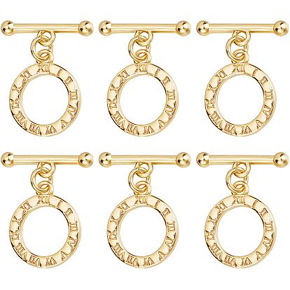 15шт латунные застежки, без кадмия, без никеля и без свинца, кольцо