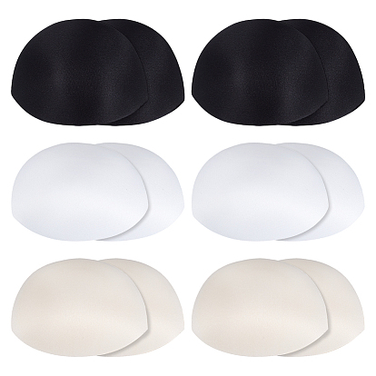 6 пар 3 цветов поролоновые вкладыши для бюстгальтера, для спортивного бюстгальтера чашки купальник