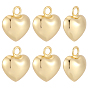 10Pcs Brass Pendants, Real 14K Gold Plated