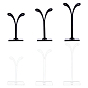 Plastic Display Stand, Jewelry Display Rack, Earring Tree Stand