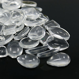 Cabochons de cristal transparente, formas mixtas, estilo mezclado, 6~21.5x6~24x2.5~5 mm