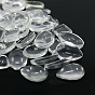 Transparent Glass Cabochons, Mixed Shapes, Mixed Style, 6~21.5x6~24x2.5~5mm