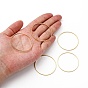 Brass Linking Rings, Long-Lasting Plated, Round Ring