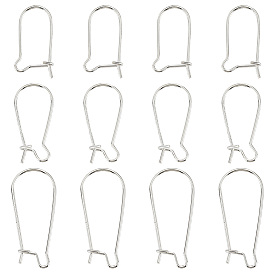 12шт. 3 стиль 925 серьги-кольца из стерлингового серебра, провод почки