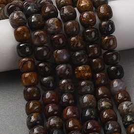 Natural Pietersite Beads Strands, Old Style Barrel Beads