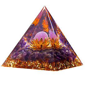 Украшения из кристаллов аметистовой пирамиды, ангел исцеления хрустальная пирамида каменная пирамида, для лечебной медитации