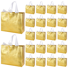 36 шт. вместительные термосвариваемые нетканые пакеты с 1 рулоном поликоттоновой ленты, прямоугольные