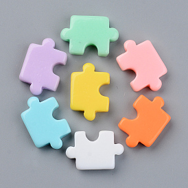 Кабошоны из смолы, непрозрачный, головоломка
