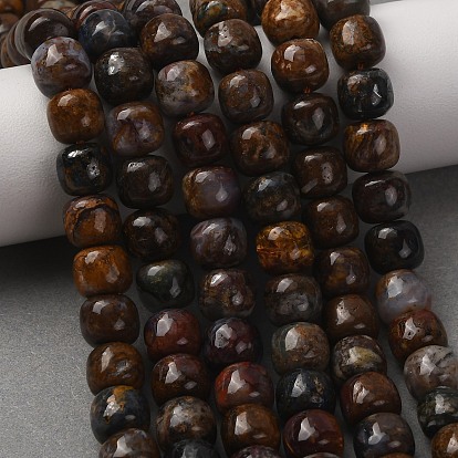 Natural Pietersite Beads Strands, Old Style Barrel Beads