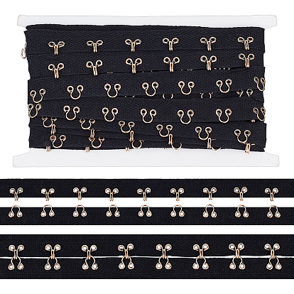 Лента с крючками и петлями, с хлопковой лентой, обрезка краев костюма в стиле стимпанк