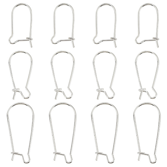 12шт. 3 стиль 925 серьги-кольца из стерлингового серебра, провод почки