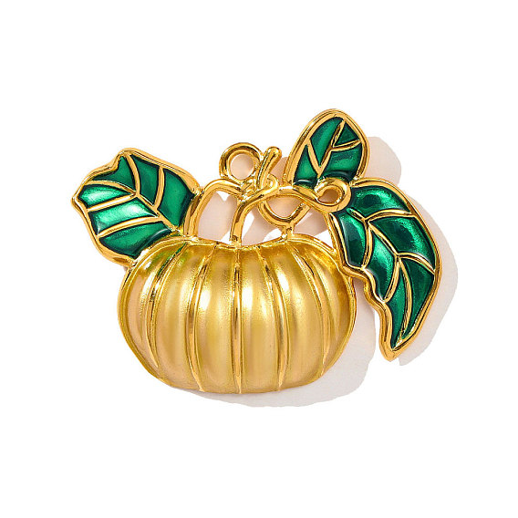 304 нержавеющей стальной эмали подвески, тыквенные прелести, ионное покрытие (ip)