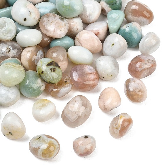 Cuentas de ágata flor de cerezo natural, piedra caída, pepitas, sin agujero / sin perforar, Gemas para rellenar jarrones/sin perforar, gemas de relleno de jarrones