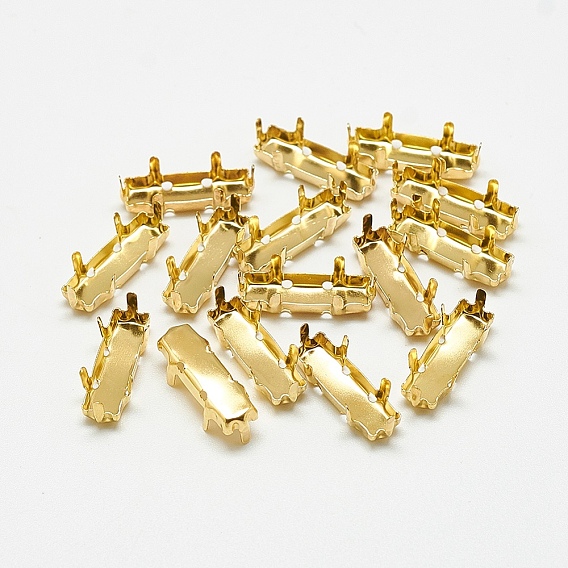 201 нержавеющая сталь для пришивания зубцов, настройки когтей для остроконечных страз, прямоугольные