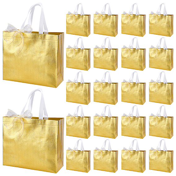 36 шт. вместительные термосвариваемые нетканые пакеты с 1 рулоном поликоттоновой ленты, прямоугольные