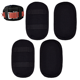 4 шт. защитные наколенники из ткани Оксфорд, овальные