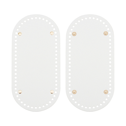 Овальная нижняя часть сумки из искусственной кожи, для вязания сумки, женские сумки ручной работы поделки аксессуары