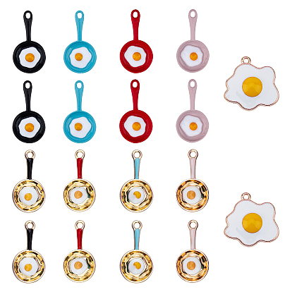 DIY Food Theme Dangle Earring Making Kits, with Alloy Enamel Pendants and 316 Stainless Steel Earring Hooks