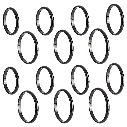 16pcs 8 style 304 boucles d'oreilles à tige en acier inoxydable texturé, boucles d'oreilles post hypoallergéniques pour femmes