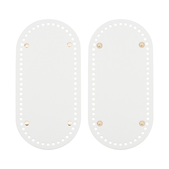 Овальная нижняя часть сумки из искусственной кожи, для вязания сумки, женские сумки ручной работы поделки аксессуары