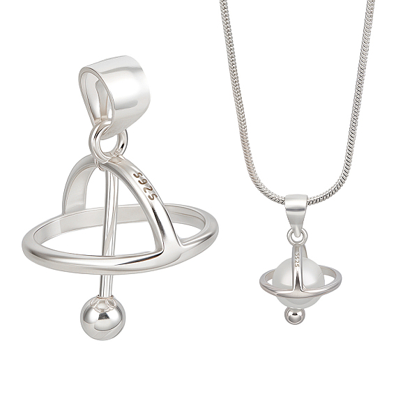 925 стерлингов серебряные подвески, с зонтиком