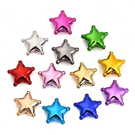 UV Plating Acrylic Beads, Star