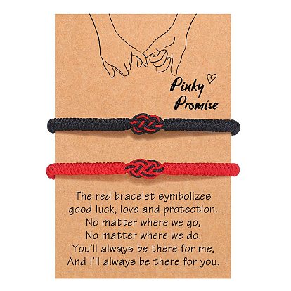 Mandala Braided Red Rope Boyfriend Friendship Friend Bracelet Couple Bracelet