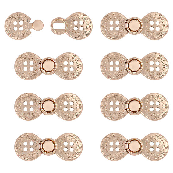 Fermoirs mousquetons en alliage de zinc de verrouillage, pour les accessoires vestimentaires hanfu cheongsam